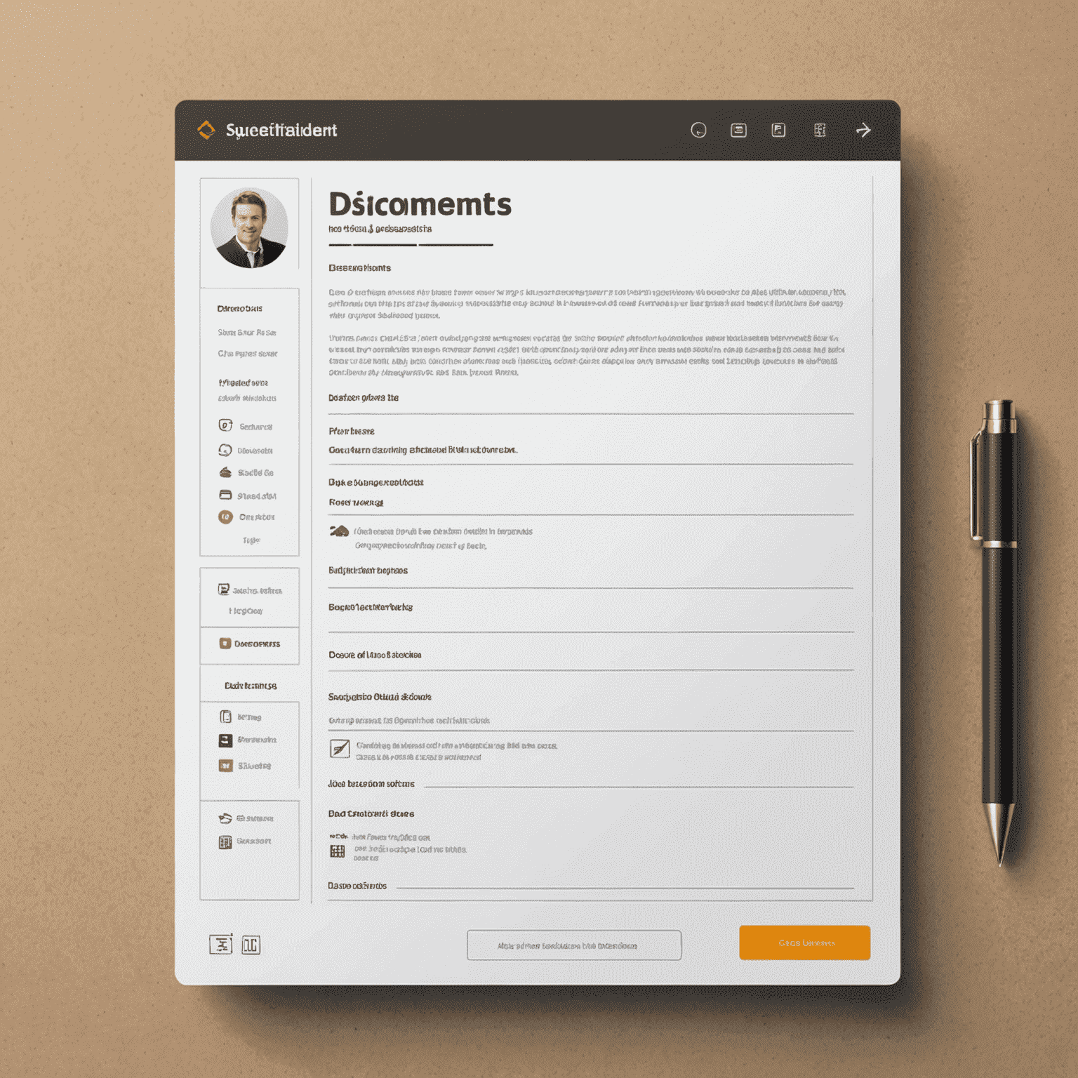 Een gebruikersinterface voor het uploaden van documenten, met duidelijke instructies en een dropzone voor bestanden